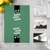 Xmsaitar Green Funny Black Cat Bathroom Kitchen Towels, Wash Your