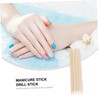 Baluue Wooden Nail Sticks 200pcs Cuticle Remover Nail Art Tool