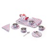 Bigjigs Toys Spotted Tin Tea Set with Carry Case -