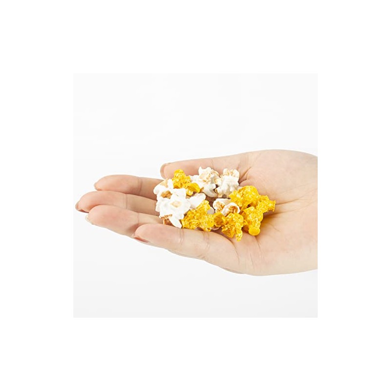 Hiawbon 30 Pcs Artificial Popcorn Miniature Resin Popcorns Handicraft Accessories