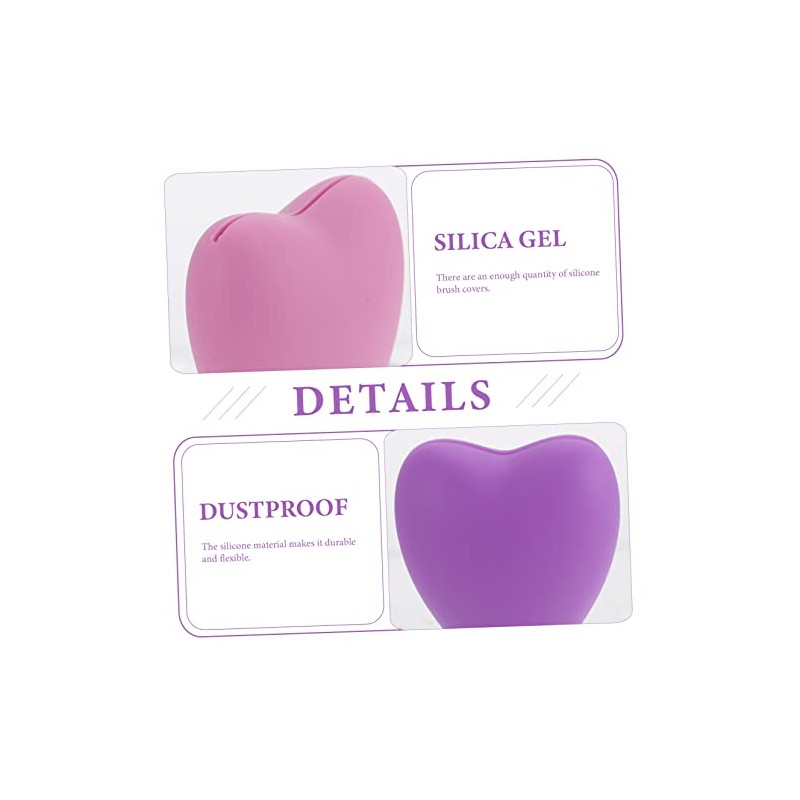 6 Piezas Estuche Para Brochas De Maquillaje De Silicona Fundas