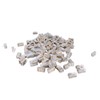 100Pcs CAT6 RJ45 Metal Shielded Connector Safe Reliable Net Shielded