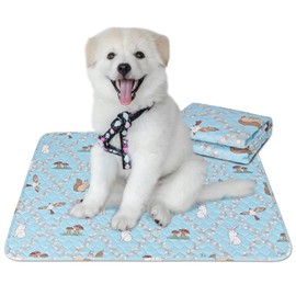 Aimondow Washable Pee Pads for Dogs, 28'' x 39'' Reusable Puppy Pads, Waterproof Pet Pads for Dog Cat, Absorbing Training Pads, Puppy Potty Pads with Waterproof Bottom (28" x 39")