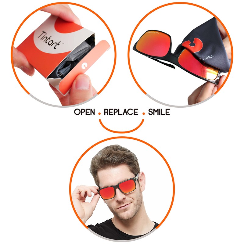 Performance Lenses Compatible with Oakley Holbrook Polarized Etched-Value Pack