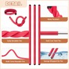 Ninehaoou 20 Pcs 17 Inch EVA Foam Twist Rubber Ties