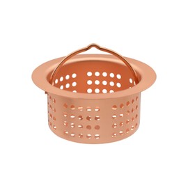 Kakudai 453-9 Drain Drain Basket, Copper Color, Approx. Width 3.1 x Height 1.4 inches (7.8 x 3.5 cm), Sink Drain Basket