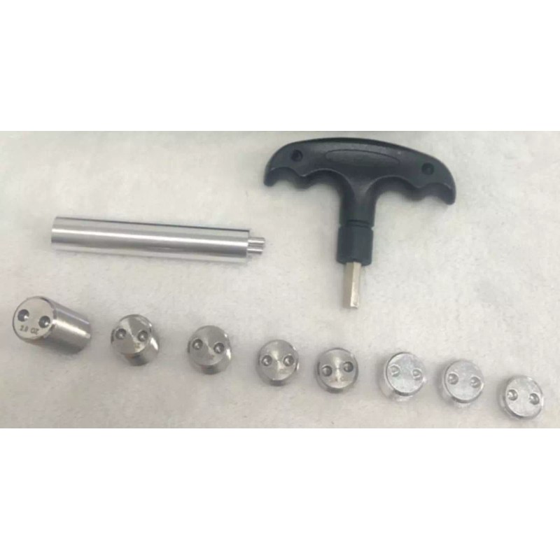 Superbilliards Weight Kit for Predator Pool Cues: 8 Weight Bolts