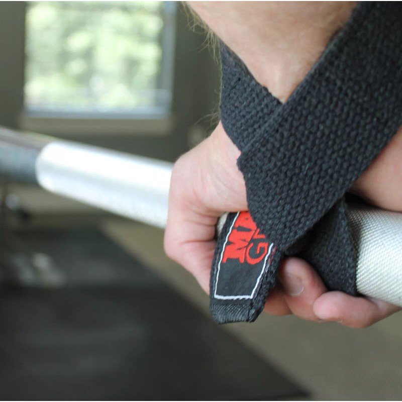 MAX GEAR  Weight Lifting Straps - Black