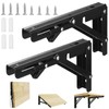 Folding Console Stainless Steel Wall Shelf, Folding Angle Shelf Brackets,