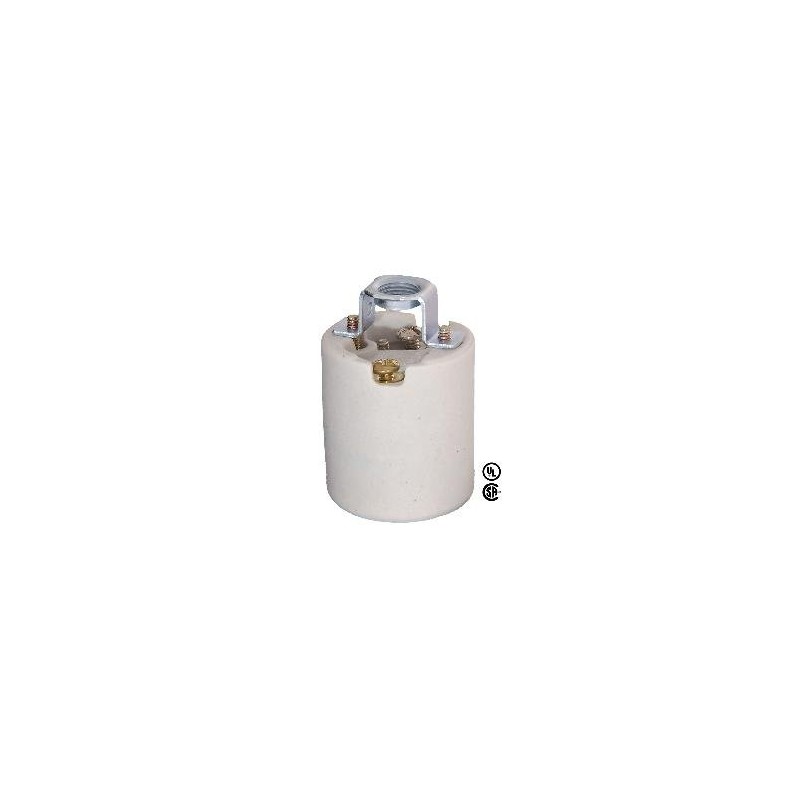 B&P Lamp® Heavy Duty Keyless Porcelain Socket (Imported)