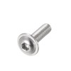 sourcing map Flanged Button Head Socket Cap Screws, M6*20mm Hex