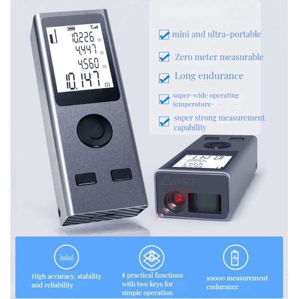 Mini Laser Distance Meter 30M Smart Measure Device Portable Digital