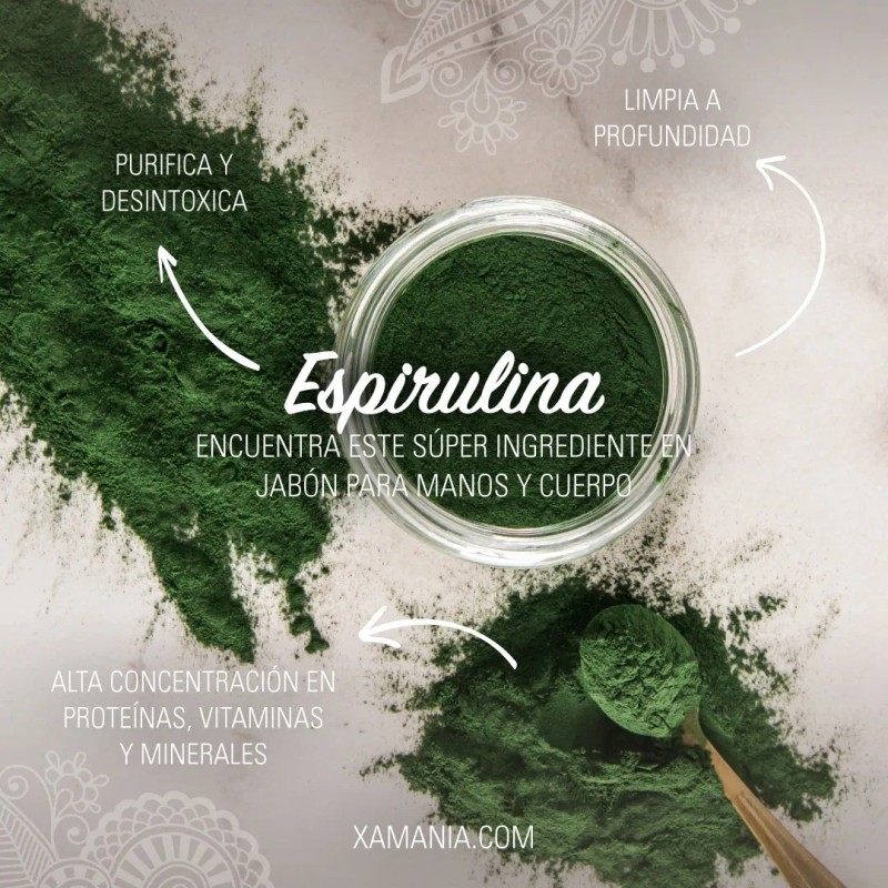 Jabón Barra Kilo Espirulina & Tea Tree - Superfood
