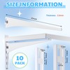 Gisafai 10 Pack Shelf Bracket Adjustable Shelving Brackets Single Track