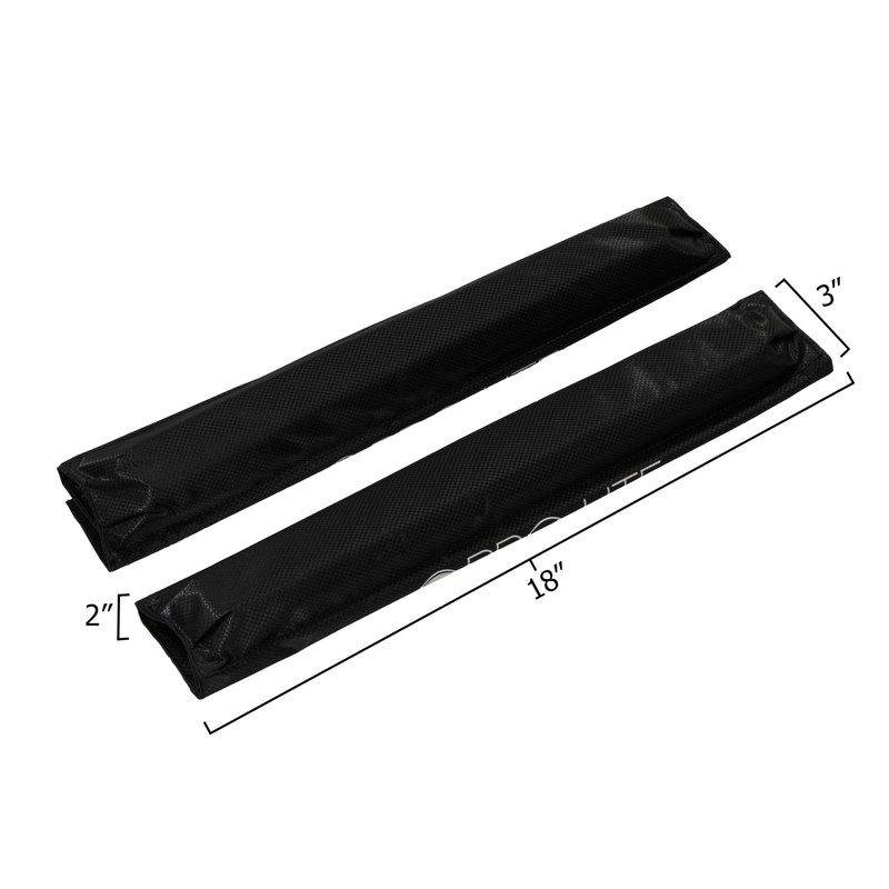 Pro-Lite Car Roof Rack Pad Set - Flat Bar 18"