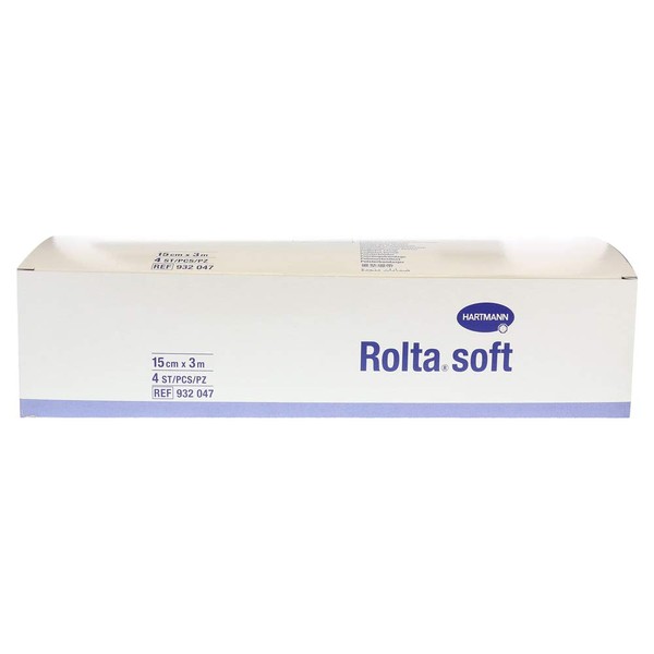 ROLTA Soft Synthetic Cotton Bandage 15 cm x 3 m Pack of 4