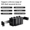 1U 19inch Rack Mount Din Rail Chassis, 19" Rackmount Aluminum