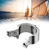 Bimini Top Deck Hinge, Bimini Tops Hardware with Pin Ring,