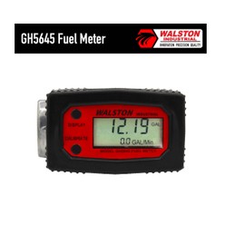 GH-5645 Digital Fuel Meter 1 Inch, Heavy Duty Fuel Meter for Diesel, Gasoline, Kerosine, Lubricants, 1” NPT