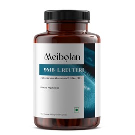Lactobacillus Reuteri 25 Billion CFU for Women & Men - L Reuteri w/Probiotic, Dairy Free - Promotes Immunes & Gut Health - 60 Veggie Capsules