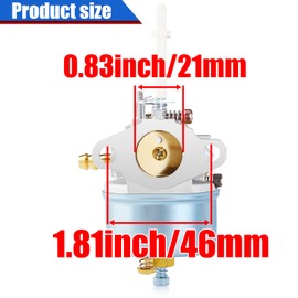 YOFMOO Carburetor Compatible for Tecumseh 632371 632371A 631954 H70 HSK70 7HP Snow Thrower Blower Toro 38040 38050 38062 38063 38065 38072 38073 38510 38513 Ariens 724 ST724 Husqvarna Tec 1997-2004