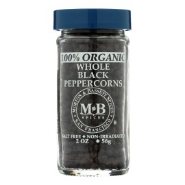 UD_Morton And Bassett Whole Black Pepper - Black Paper - Case Of 3 - 2 Oz.