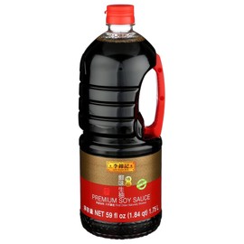 Lee Kum Kee Premium Soy Sauce (59 oz - 1 Pack) Umami Flavor | Perfect for Marinades, Stews, Sauce Mixes, Stir-Frying, Drizzling, Dipping, Seasoning & Braising