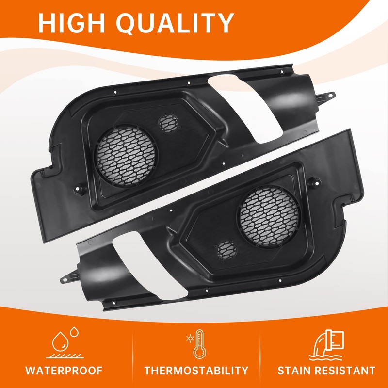 CUSAUTV 6.5 inch Front Door Speaker Pods Kit Compatible with