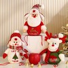 Christmas Gift Pouch & Packaging Box for Apples & Candies Size/Snowman 5ea