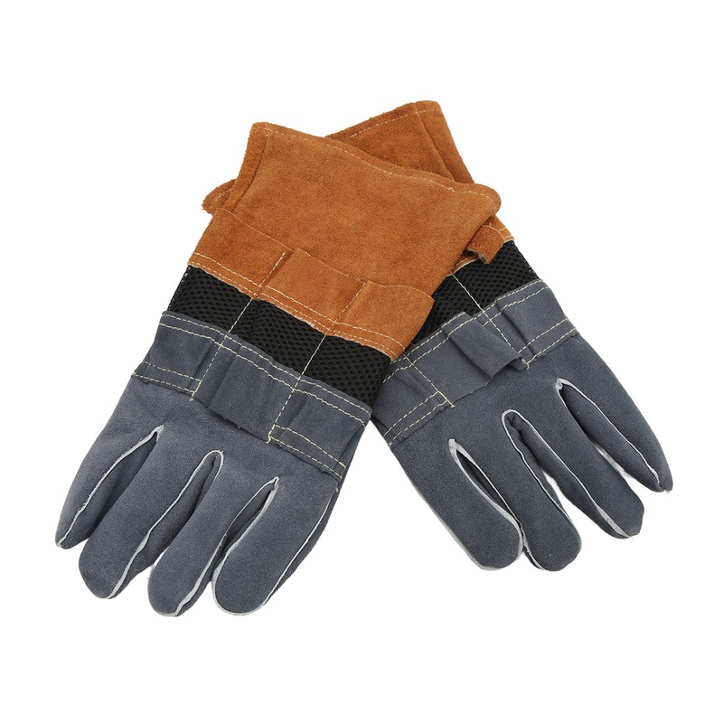 1 Pair Heat Resistant Gloves Separate Fingers Hot Proof Mitts