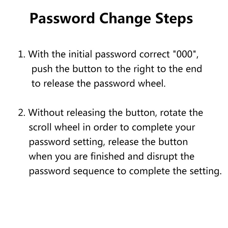 2 X Luggage Hasp with Digital Combination Lock 3-Digit Password