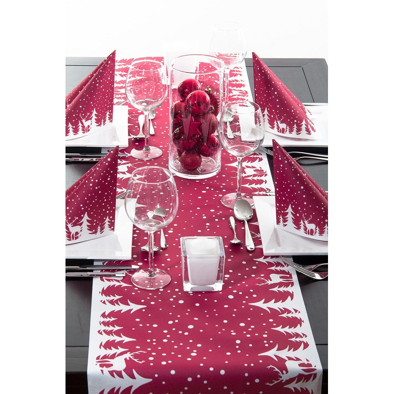 Sovie HORECA Napkin Marvin in Bordeaux | Linclass® Airlaid |