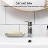 Stainless Steel Soap Dish, Large Double-Layer Draining Soap Holder, Metal