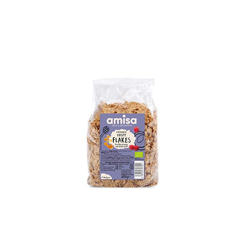 Amisa Organic Spelt Crispy Flakes, 250g