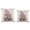 Creeping Phlox Flower Blooming With Bees Around Graphic Throw Pillow