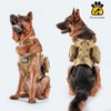 Forestpaw Tactical Dog Harness for Large Dogs,Tactical Dog Collar with