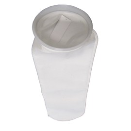 PRM(10 Pack) #2 Size 10 Micron Liquid Filter Bags, Polyester Felt with Polypropylene Ring, 7-1/16" x 32", Filtration for Liquids, Oils, and Solvents