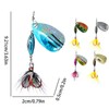 Bass Fishing Lure - Freshwater Lure with Hooks,Sequin Baits for