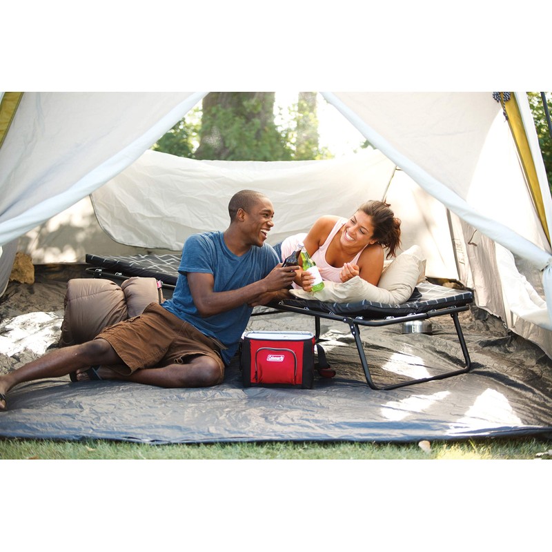 Coleman ComfortSmart Big & Tall Cot with Mattress Pad, Folding