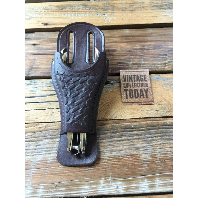 Tex Shoemaker VTG Tex Shoemaker Leather Ticket Hole Punch Holder