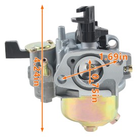 Carburetor for Honda GX160 GX200 GX120 GX140 GX 160 GX168 GX200 5HP 5.5HP 6.5HP Engine Air Filter Tune Up Kit, Replace 16100-ZH8-W51, 16100-ZH8-W61