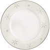Lenox Federal Platinum Snowflake Accent Plate,Accent Plate, Snowflake