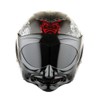 1Storm Motorcycle Open Face Fiber Glass Dual Visor Helmet Scooter