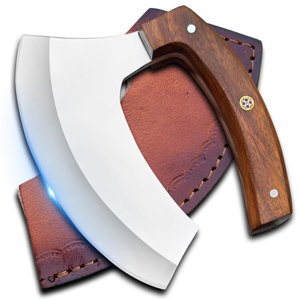 SNA CRAFTS Alaskan ulu knife with sheath - 5” inch