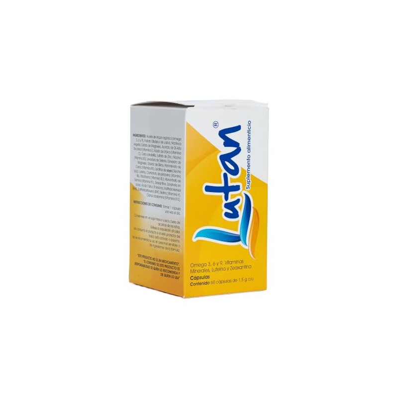Lutan | Luteína + Zeaxantina + Omega 3, 6 y