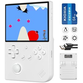 Aivuidbs RG40XX V Handheld Game Console RG 40XXV 4.0'' IPS Screen with 64G TF Card Pre-Installed 5223 Games Supports 5G WiFi 4.2 Bluetooth Online Fighting,Streaming and HDMI Retro Emulator RG40XX