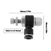 Briny River 2pcs Air Flow Control Valve Connector Push in