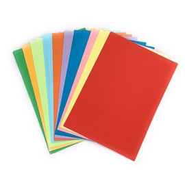 100 Sheets 70 GSM A4 Assorted Mixed Colour Paper Red Pink Green Art Craft UK