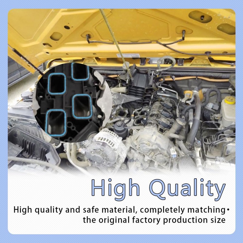 Mearo 6PCS Intake Manifold Rubber Sealing Gasket, 5184562AC Intake Manifold