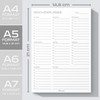 Fantastino® A5 weekly planner pad - 66 sheets (for 15